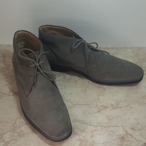 Tods Gray Suede Men's Shoes 10.5